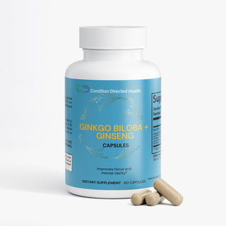 Ginkgo Biloba + Ginseng – Cognitive & Vitality Support