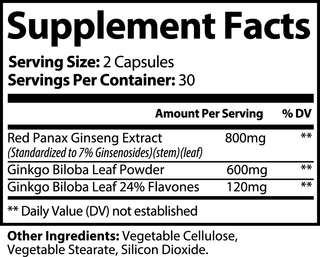 Ginkgo Biloba + Ginseng