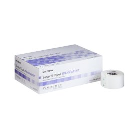McKesson Plastic Medical Tape, 1 Inch x 10 Yard, Transparent