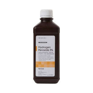 Hydrogen Peroxide 3% Topical Liquid 16 oz. Bottle by McKesson Brand